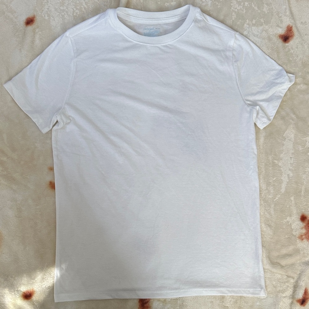 Cat & Jack White Short Sleeve Tee